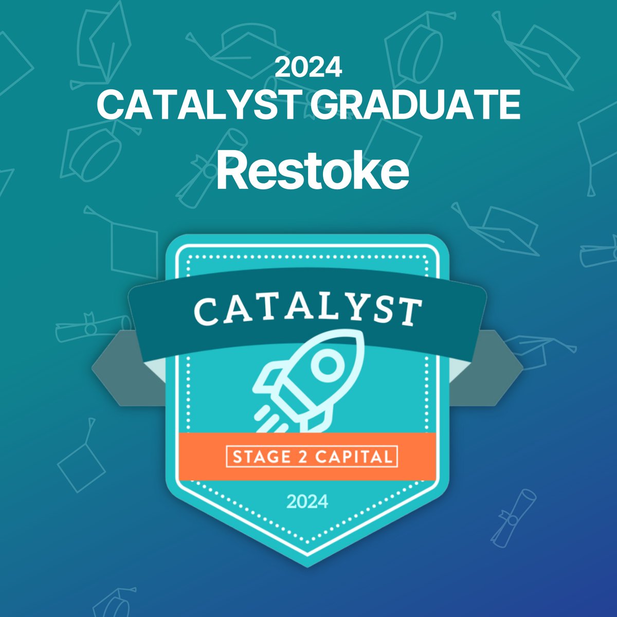 We did it! Restoke graduated from the Stage 2 Capital 2024 Catalyst Program! Huge thanks to <a href="/Stage2Capital/">Stage 2 Capital</a>, our amazing mentors, and the inspiring Catalyst crew.

We’re ready to keep serving up innovation across the restaurant industry! 🍴💡

#Stage2Catalyst #AI #RestaurantTech