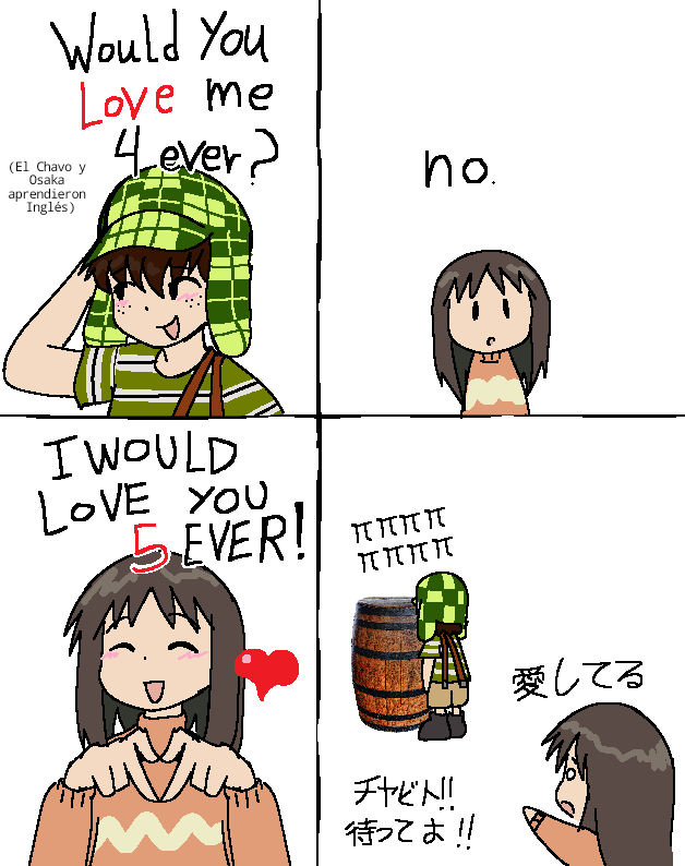 Lo intente...
#azumangadaioh
#ElChavodel8 
.
.
.
.
#chavosaka