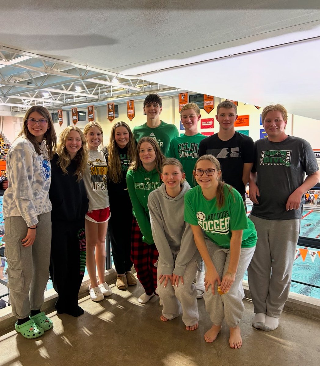 CelinaWaterDogs's tweet photo. The Water Dogs had a great weekend at the Northwest Ohio Classic in Bowling Green.  The swimmers had a lot of time drops and four of them made Finals.  #GoWaterDogs https://t.co/9iqEhAJYro
