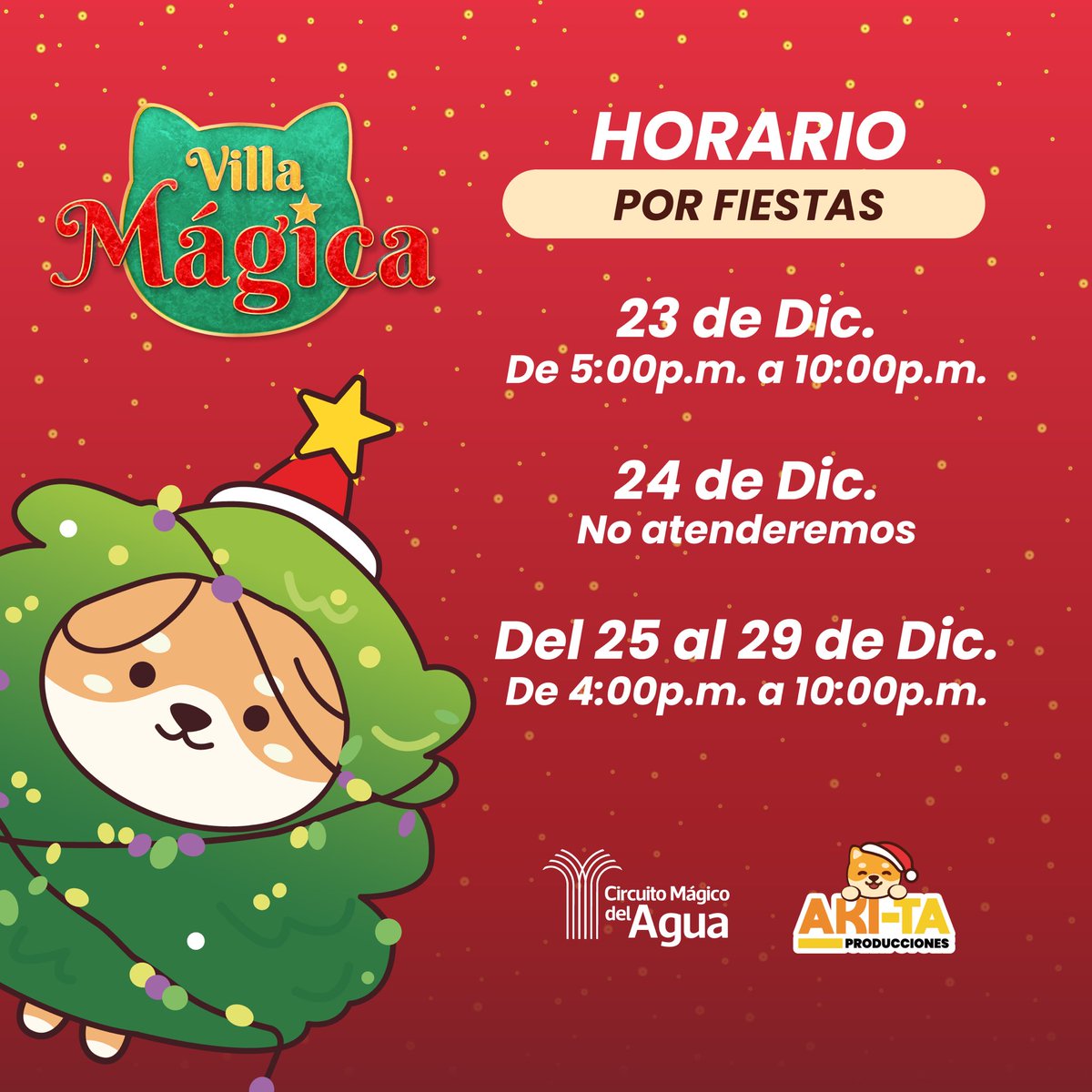 Circuito Mágico del Agua del Parque de la Reserva tweet media