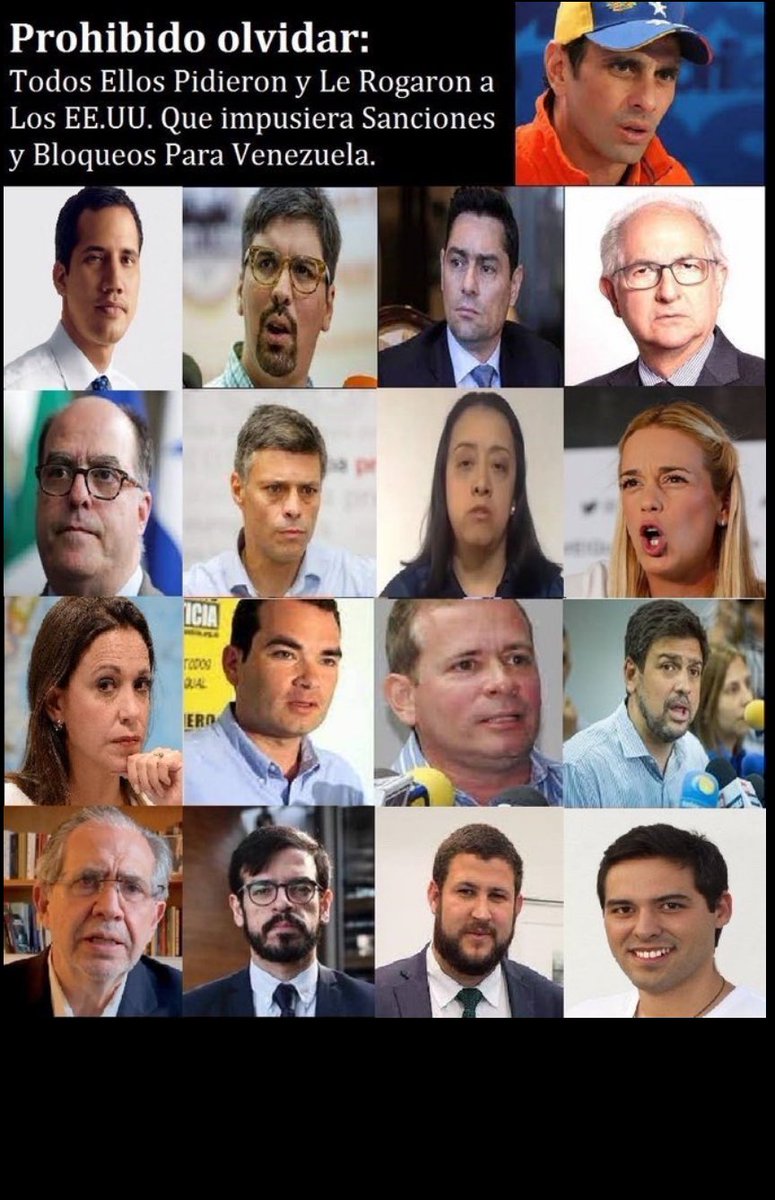 🚨 PROHIBIDO OLVIDAR | Los rostros de las lacras que le han hecho daño a Venezuela