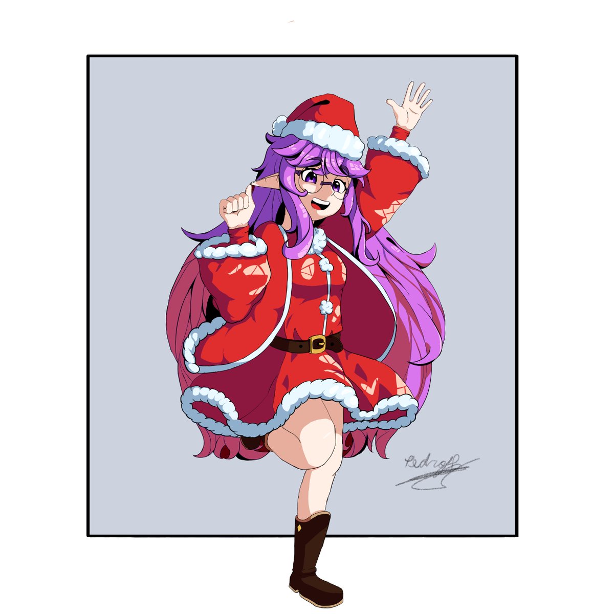 Take that present for christmas :3 <a href="/Nowiz_Namiz/">Nowiz Namiz⏤͟͟͞͞☆</a>  
I attended a discord event and ended pretty well #art #oc #digitalart