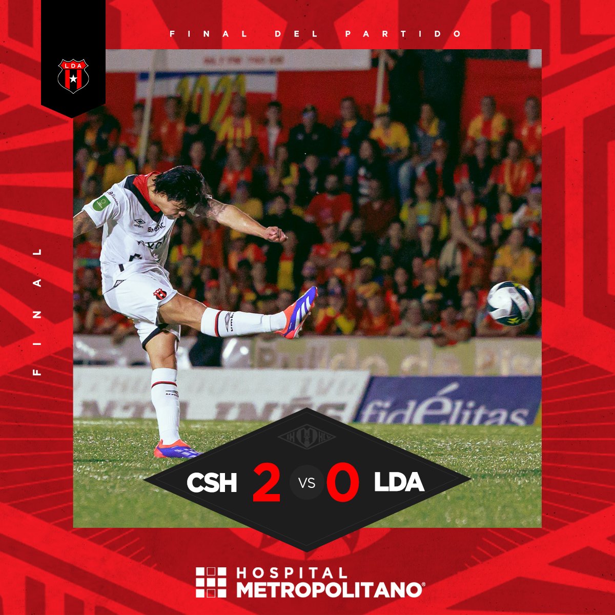 ldacr's tweet photo. ⌛ 𝗙𝗜𝗡𝗔𝗟 𝗗𝗘𝗟 𝗣𝗔𝗥𝗧𝗜𝗗𝗢
 
➡️ Hospital Metropolitano https://t.co/kmPKRXyd5K