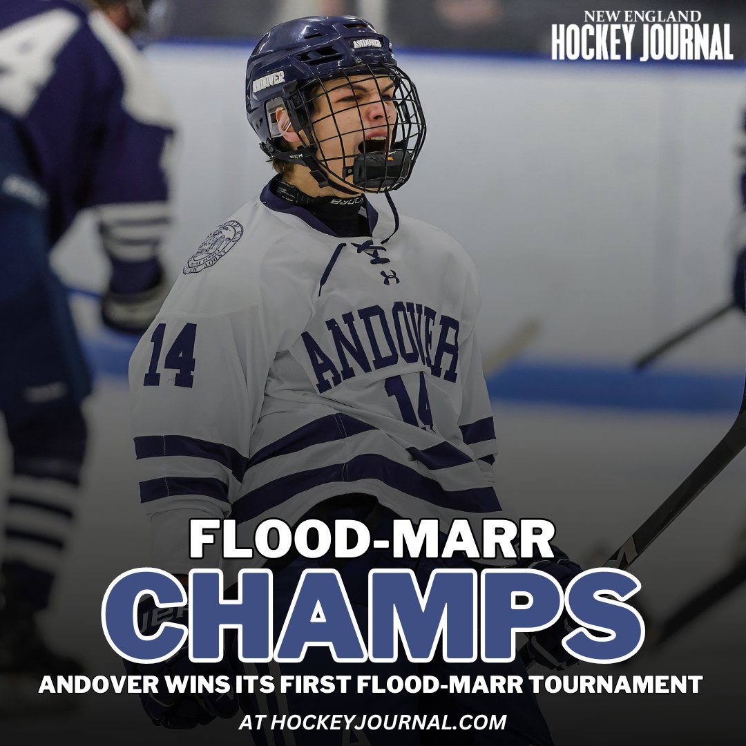 New England Hockey Journal (@nehockeyjournal) on Twitter photo Phillips Andover won the Flood-Marr Tournament for the first time with a win over Nobles.
Here are 11 standouts and takeaways from an instant classic.
From <a href="/EvanMarinofsky/">Evan Marinofsky</a>: hockeyjournal.com/11-standouts-a… Phillips Andover won the Flood-Marr Tournament for the first time with a win over Nobles.
Here are 11 standouts and takeaways from an instant classic.
From <a href="/EvanMarinofsky/">Evan Marinofsky</a>: hockeyjournal.com/11-standouts-a…