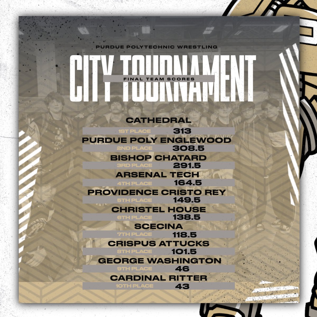 Shoutout to our PPHS Englewood wrestling team for clinching 2nd place in the City Wrestling Tournament! 💪🔥