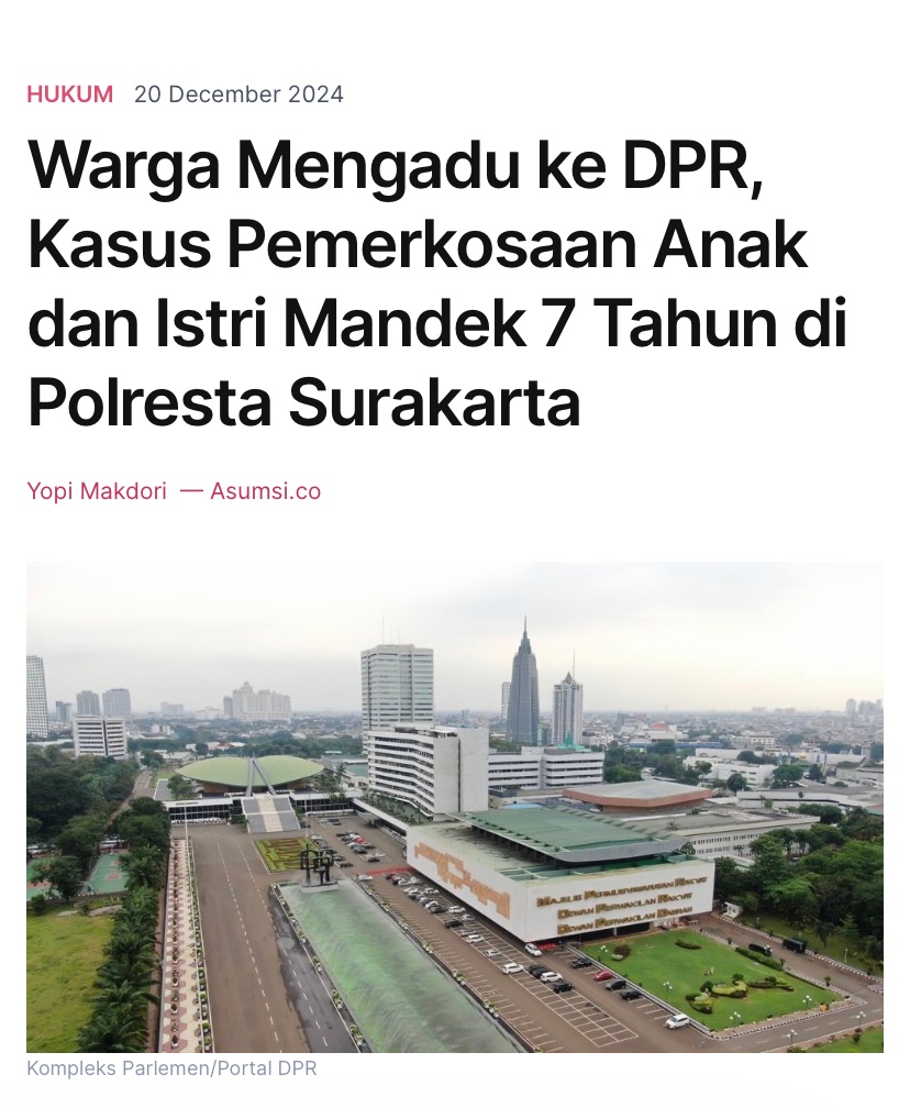 Slogan pengayom hanya omon omon