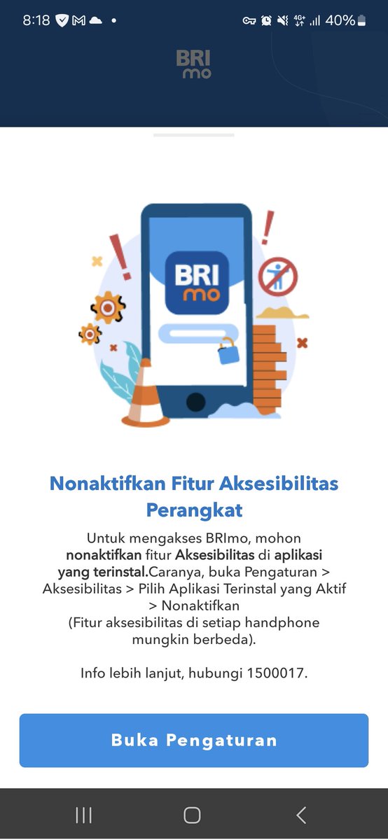 rskabc's tweet photo. Min @BANKBRI_ID ,  ini knp antivirus @Bitdefender harus dinonaktifkan ya, apa ada malwarenya apps bri? https://t.co/EBGjcvXl7w
