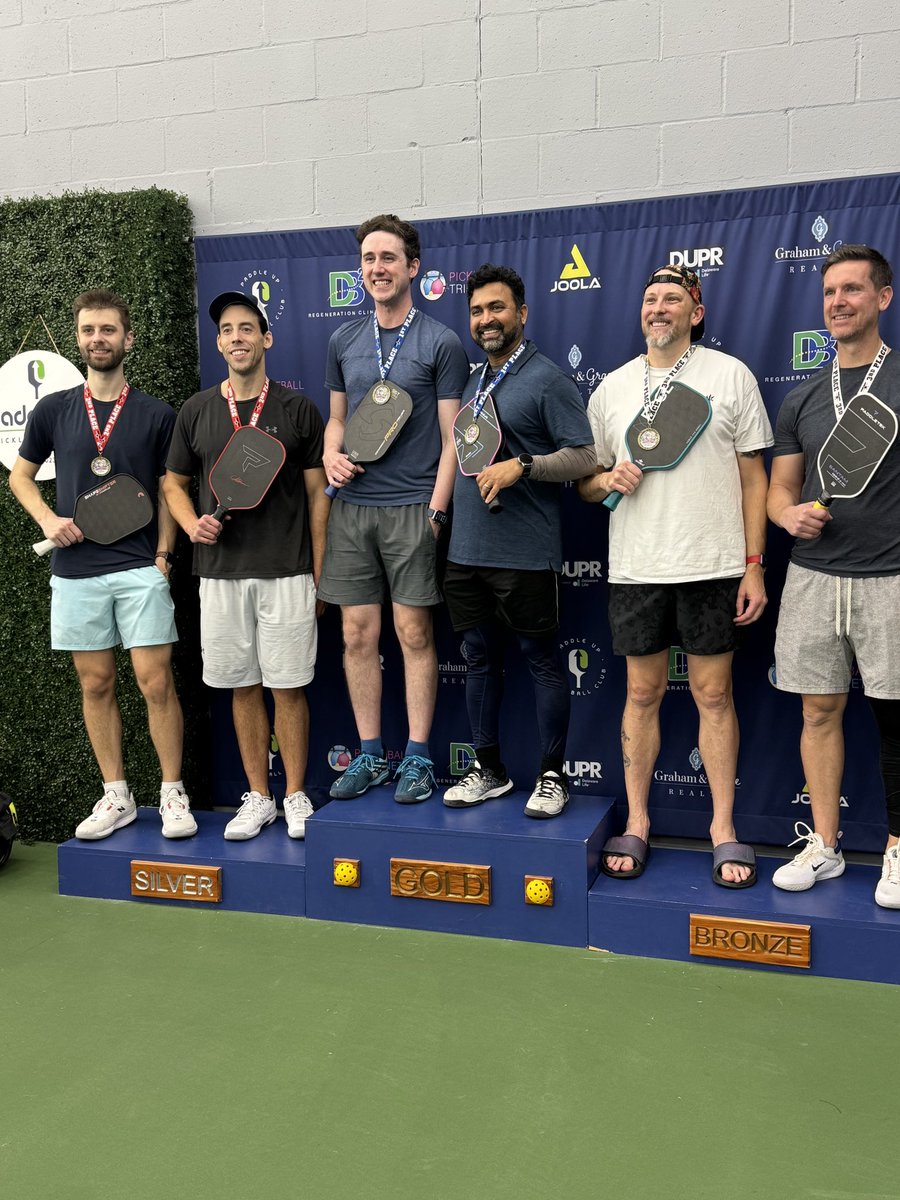 Got 2nd place yesterday in my first Men’s 4.0 tournament at PaddleUp