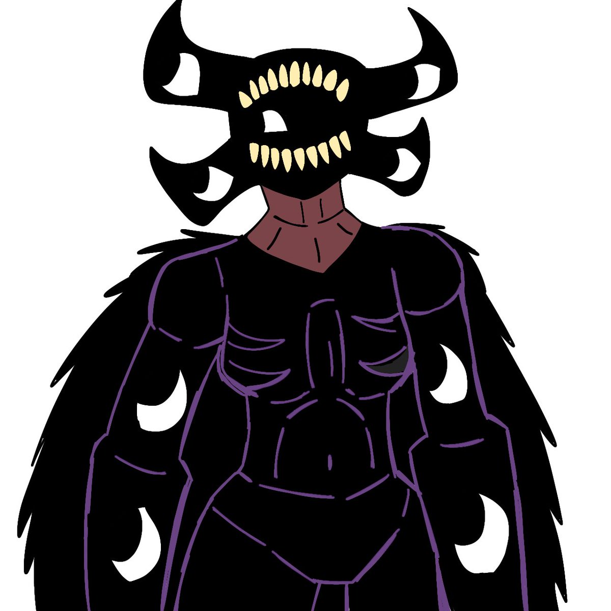 logniteany's tweet photo. @smoliXD Es el mismo personaje. El demonio es su forma original https://t.co/Ct06Jt6ztU