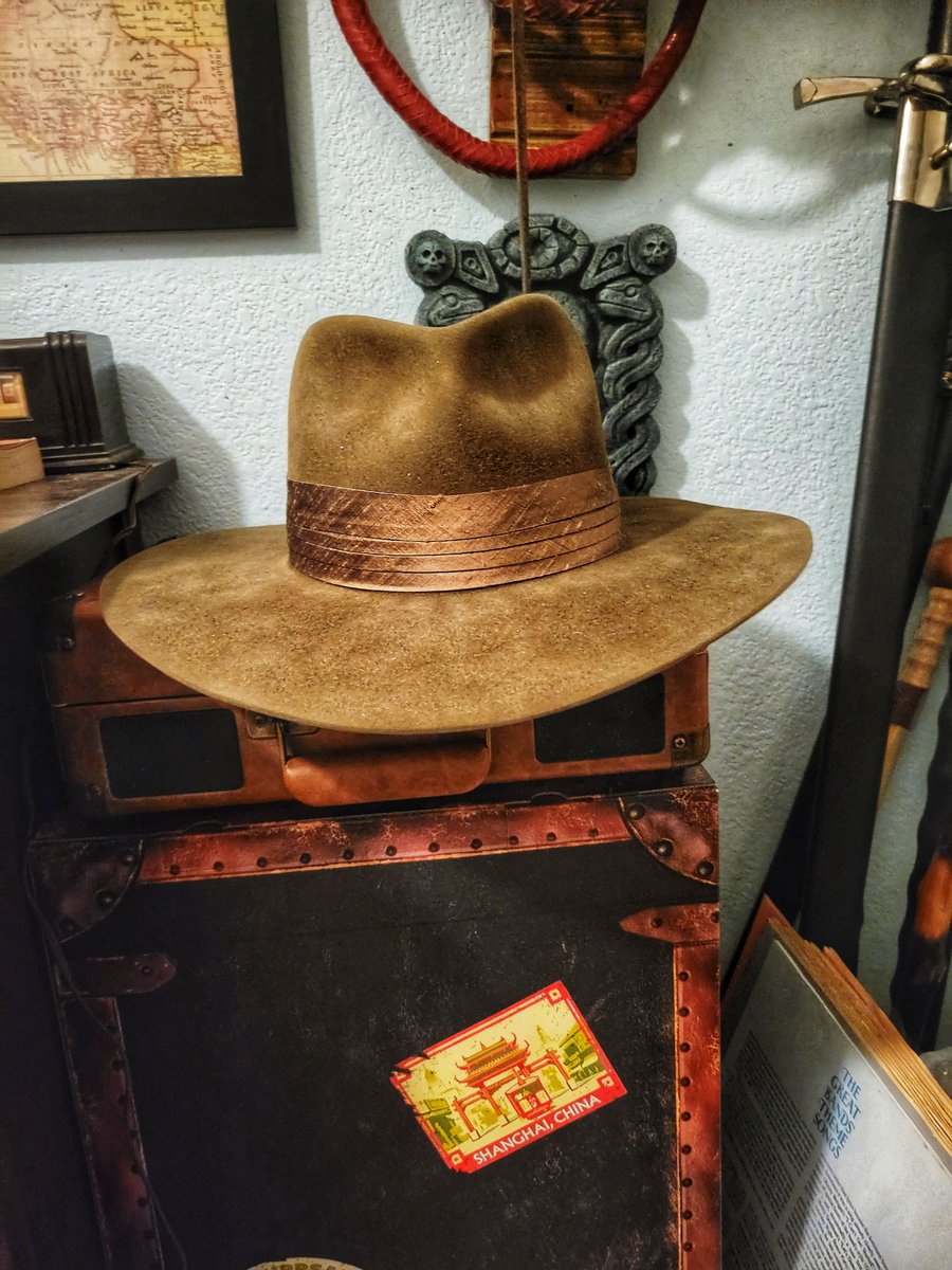 I'm nowhere near being Robert Redford but I do match the character's life experience a bit. Here's my Out of Africa replica fedora. Ready for a bunch of adventures.