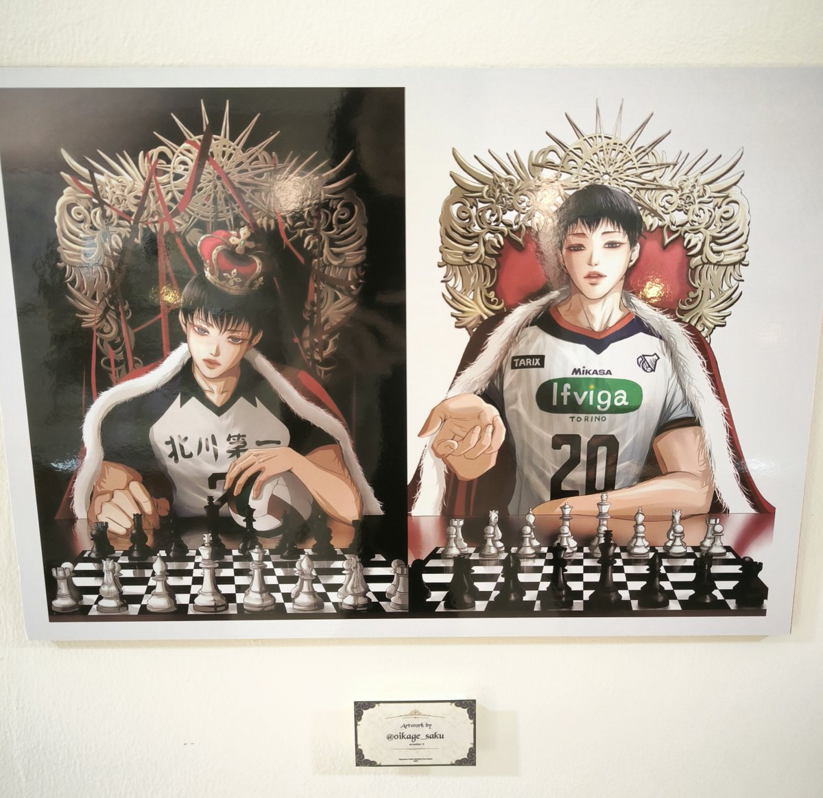 For this one I have to make a special post because <a href="/oikage_saku/">及影 SAKU</a>-nim is one of my most favorite kageyama (and oikage) artist/writer! I'm truly blessed that I managed to take photo of it! 😭🫶 x.com/moirafeuille/s…
