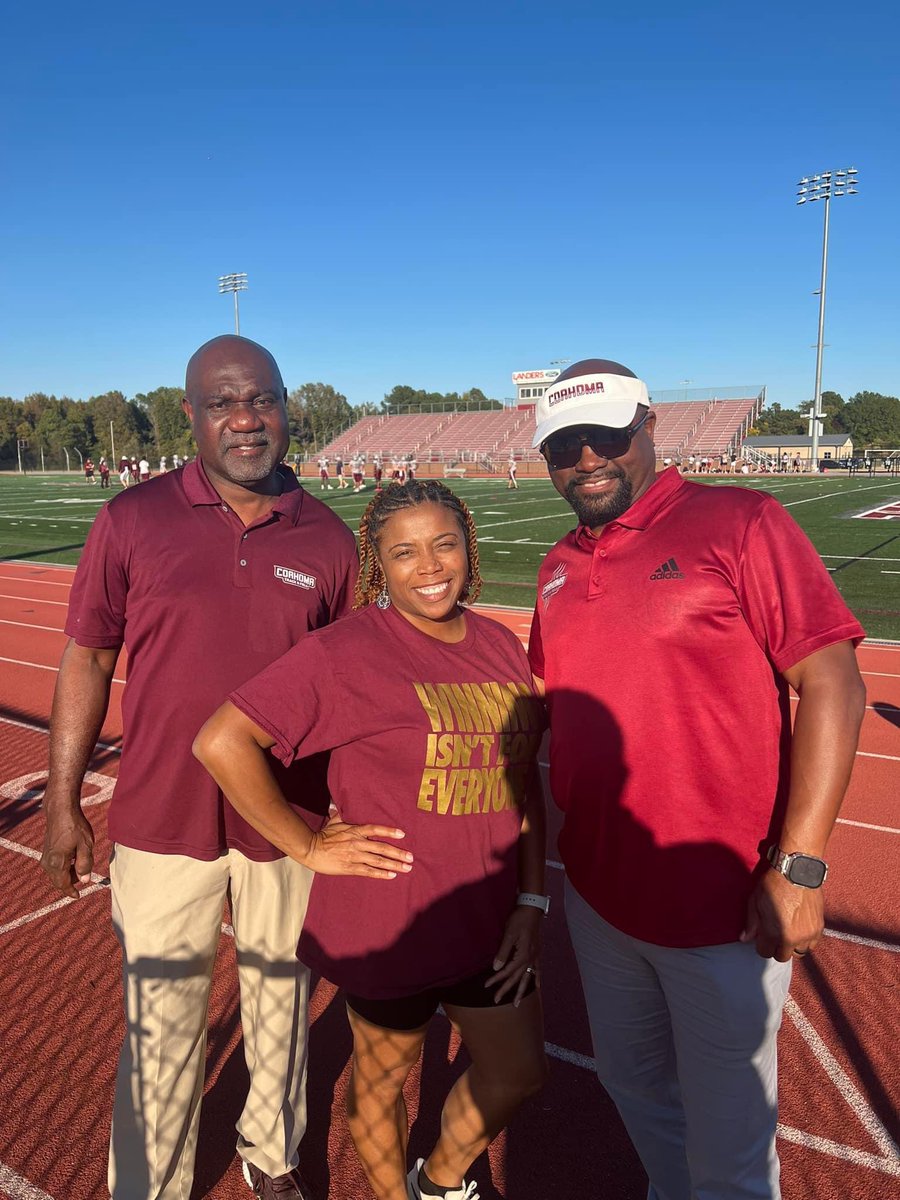Visit at Collierville HS, legendary Coach Seymour