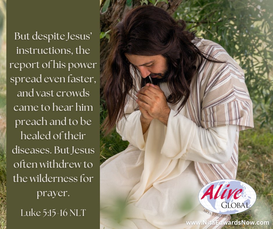 NitaEdwardsNow's tweet image. #SpendTimeWithGod
#FindDailyMomentsToPray
#ConnectWithGod

NitaEdwardsNow.com