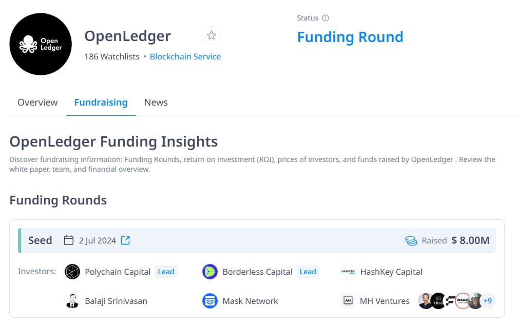 HƯỚNG DẪN LÀM AIRDROP OPENLEDGER

OpenLedger là một Layer1 được xây dựng dành riêng cho AI đã kêu gọi vốn thành công $8M từ các quỹ đầu tư lớn như Polychain, HashKey Capital,...

Giai đoạn hiện tại dự án đang cho mọi người làm quest free để kiếm point bằng