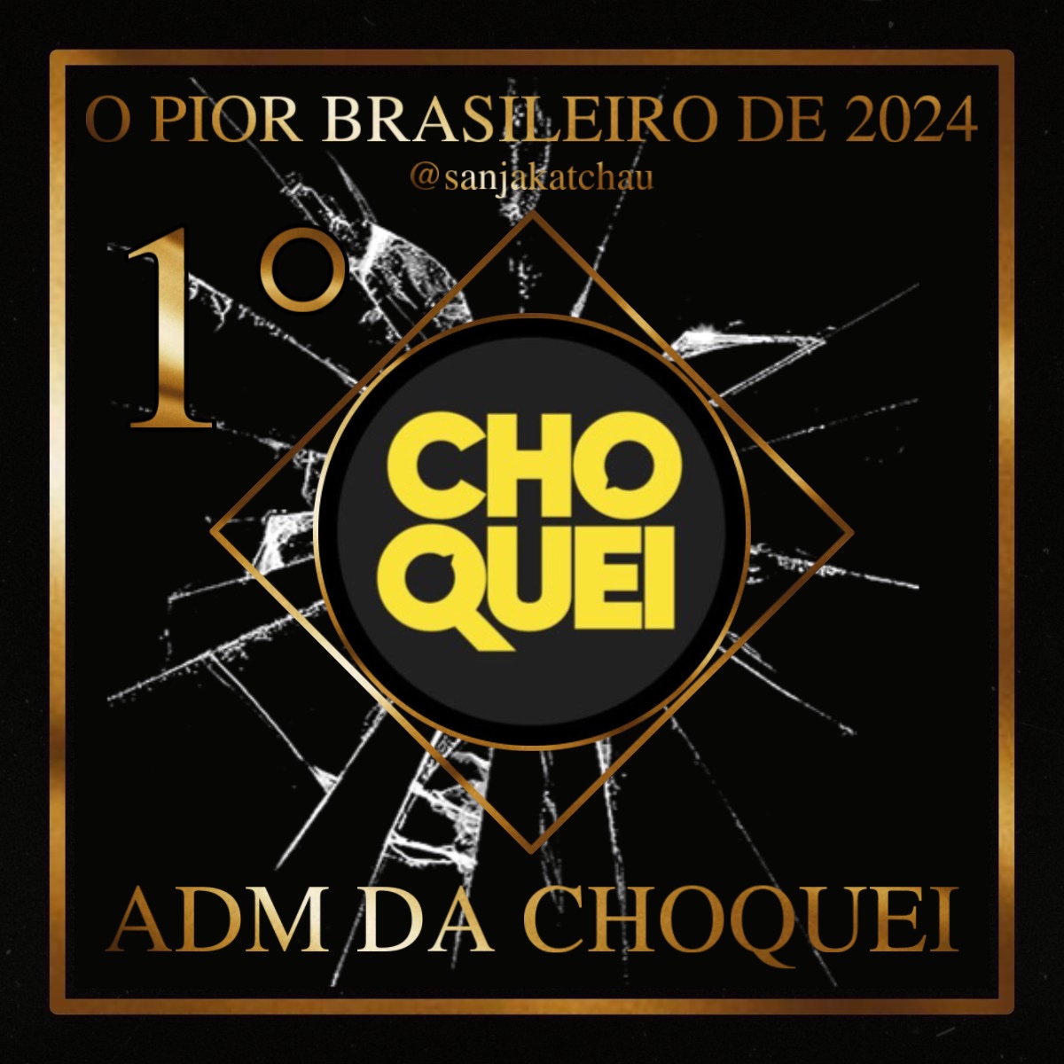 🚨 O PIOR BRASILEIRO DE 2024

🥇 1° ADM DA CHOQUEI [68.4%] 

- Bicampeão
- Recorde de votos (%)

#PBR2024