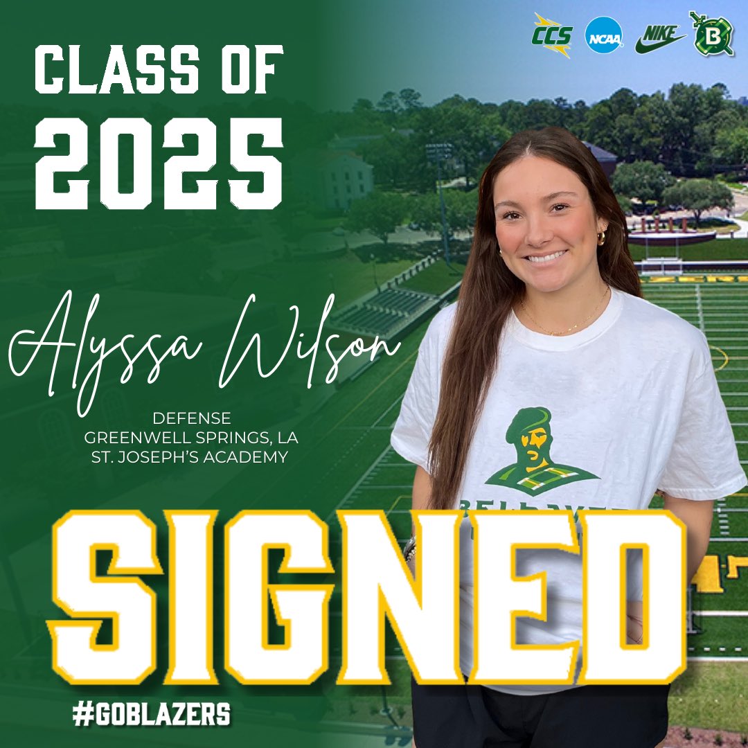 BelhavenWSoccer's tweet photo. Another important addition to our Fall 2025 roster! We’re excited to have you, Alyssa! #GoBlazers https://t.co/vLOWXuF1px
