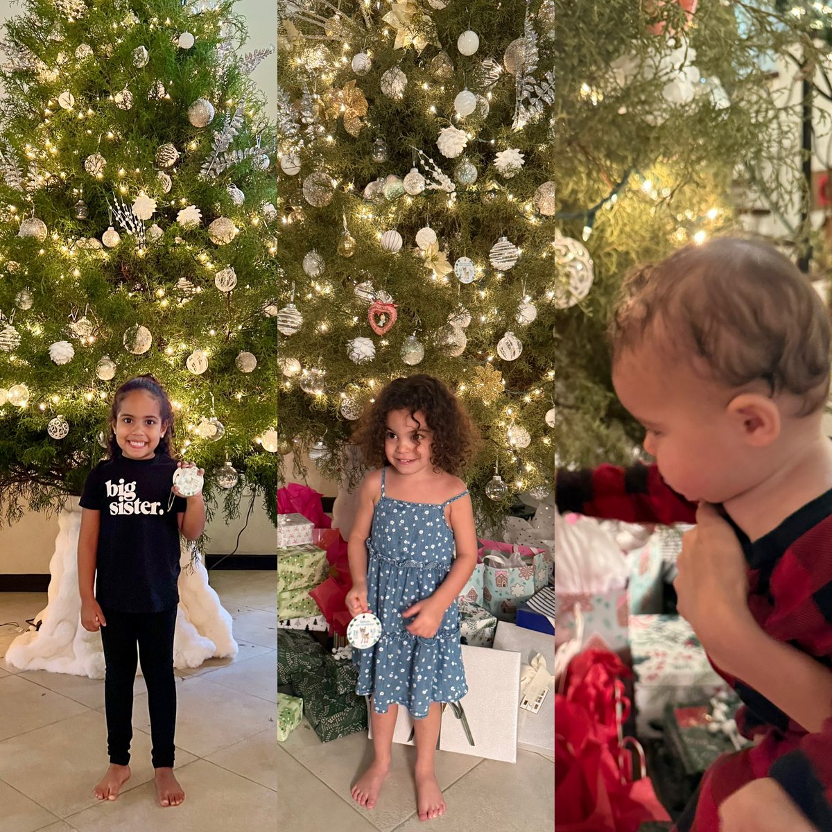 annmarievazja's tweet image. Xmas24🎄🇯🇲
Our #christmastradition of putting on individual #specialornaments every yr on our beautiful tree. This yr a new addition with our #firstgrandson putting on his special ornaments for his #firstchristmas.
Plus ornaments for our beloved angels #EvaMay #DaddyVaz  #Soni.