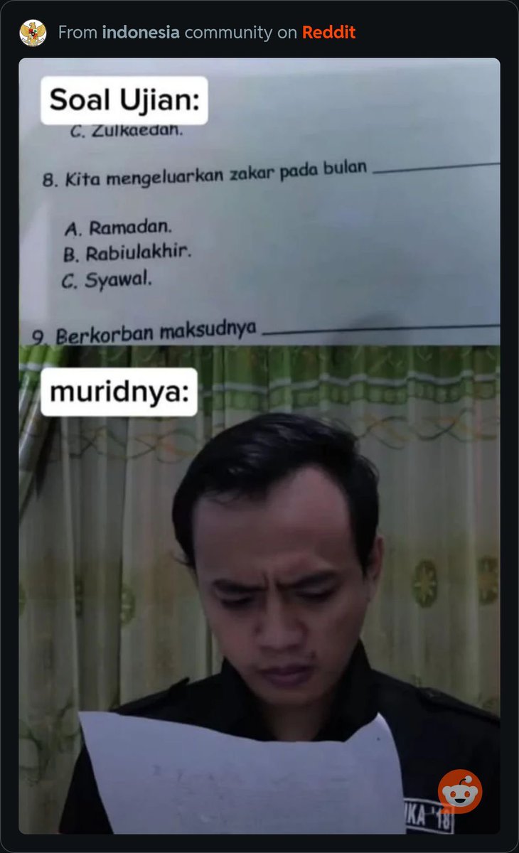 usernamebaja's tweet photo. Yang jauh mendekat
Yang dekat tolong bayar zakat https://t.co/VSsQYKbtZ3
