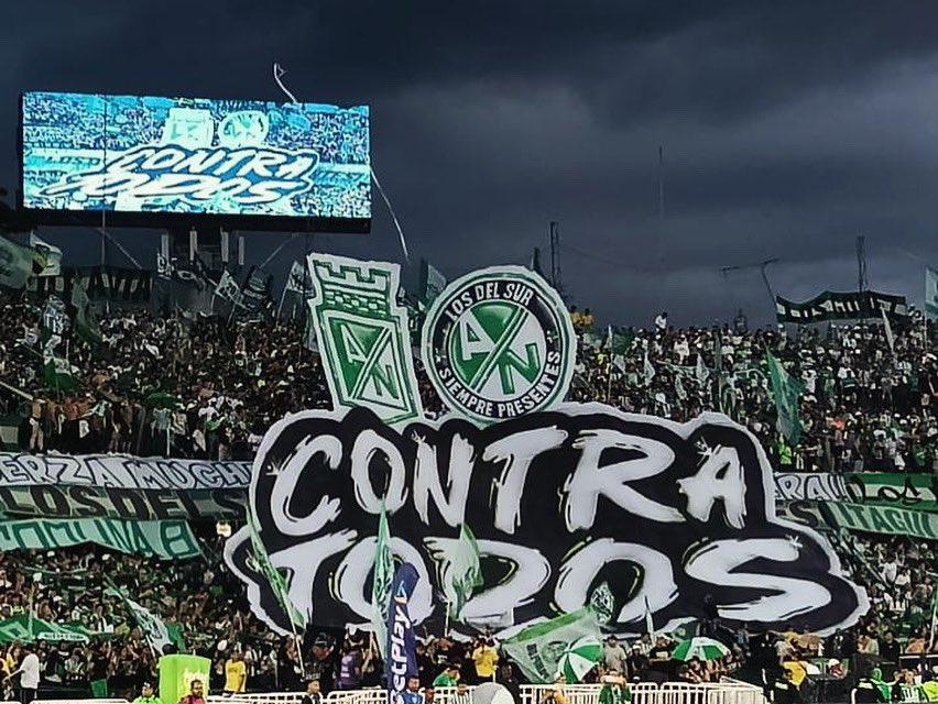 Contra todos. ¡Atlético Nacional Campeón de Colombia! <a href="/LDSoficial/">Los Del Sur</a>