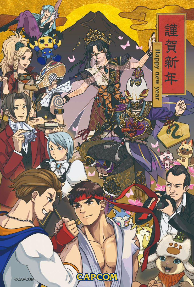 あけましておめでとうございます。

本年も『エグゾプライマル』、並びに創業41周年を迎えたカプコンをよろしくお願い申し上げます。
capcom.co.jp/nengajou/2025/
#CAPCOM #エグゾプライマル