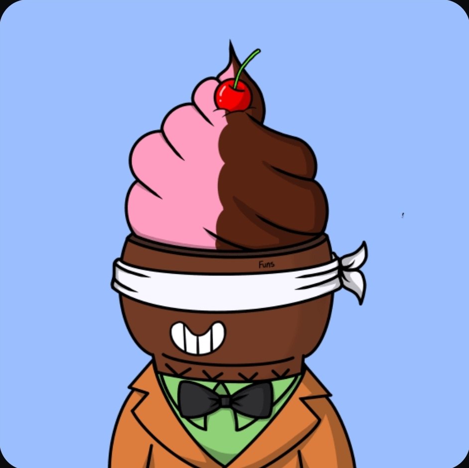 Shout out to my <a href="/FunApes_NFT/">Fun Apes</a> family.  I won this sick phase 1 <a href="/Fundaesnft/">Fundaes NFT</a> thru the advent calendar giveaways in Discord. It also came with 5700 creamy which is their discord currency for raffles and more. Thank you guys for my 1st. Merry Christmas 🎅🎄