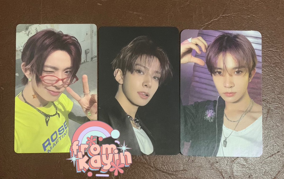 pochitta's tweet photo. wts

- pc heeseung enzone jkt
- hee kpopmerch vce r2
- romance untold inceptio 

take all lebih murah, untuk harga bisa dm aja yaa. dom lampung

t. want to sell photocard enhypen enha ready ina bisa oren fate plus jakarta https://t.co/F7U15ujBzm
