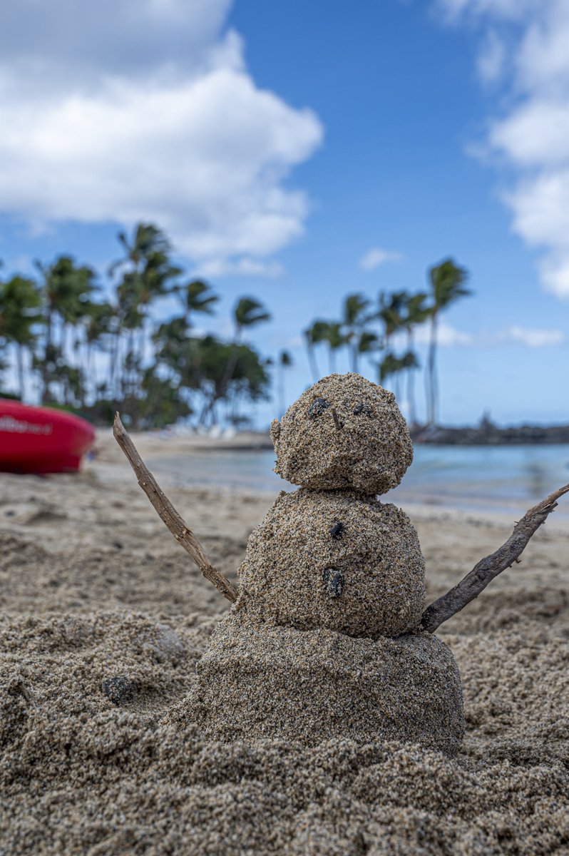 Do you want to build a #snowman? ☃️ 🏝️ 

#Hosted by #FairmontOrchid and #GoHawaii inspiring you to put The Island Of Hawaii on your 2025 calendar 

#FairmontOrchid #Fairmont #GoHawaii #Hawaii #IslandOfHawaii #HawaiiIsland