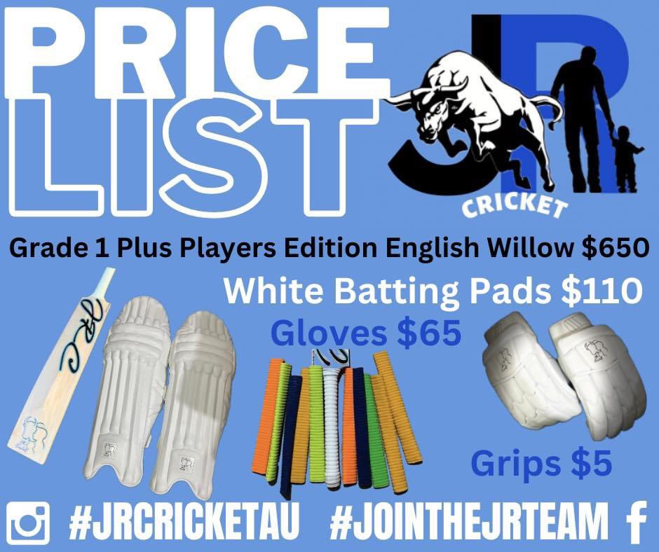 jr_cricket_au's tweet image. 📣Need any last minute Christmas gifts- JR Cricket got you covered 🎅🎄

Gloves ⁉️ , pads ⁉️, grips ⁉️, bat ⁉️

We got you‼️

📧 or 📞 Today 💪

#jointhejrteam🐂