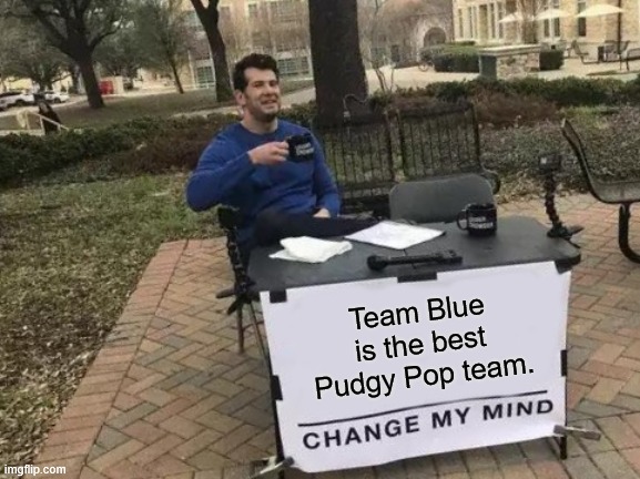 PudgyPop's tweet photo. 🔵 Blue is my forever team. #NeverSwapping ☕️ https://t.co/QJFO1zEupi