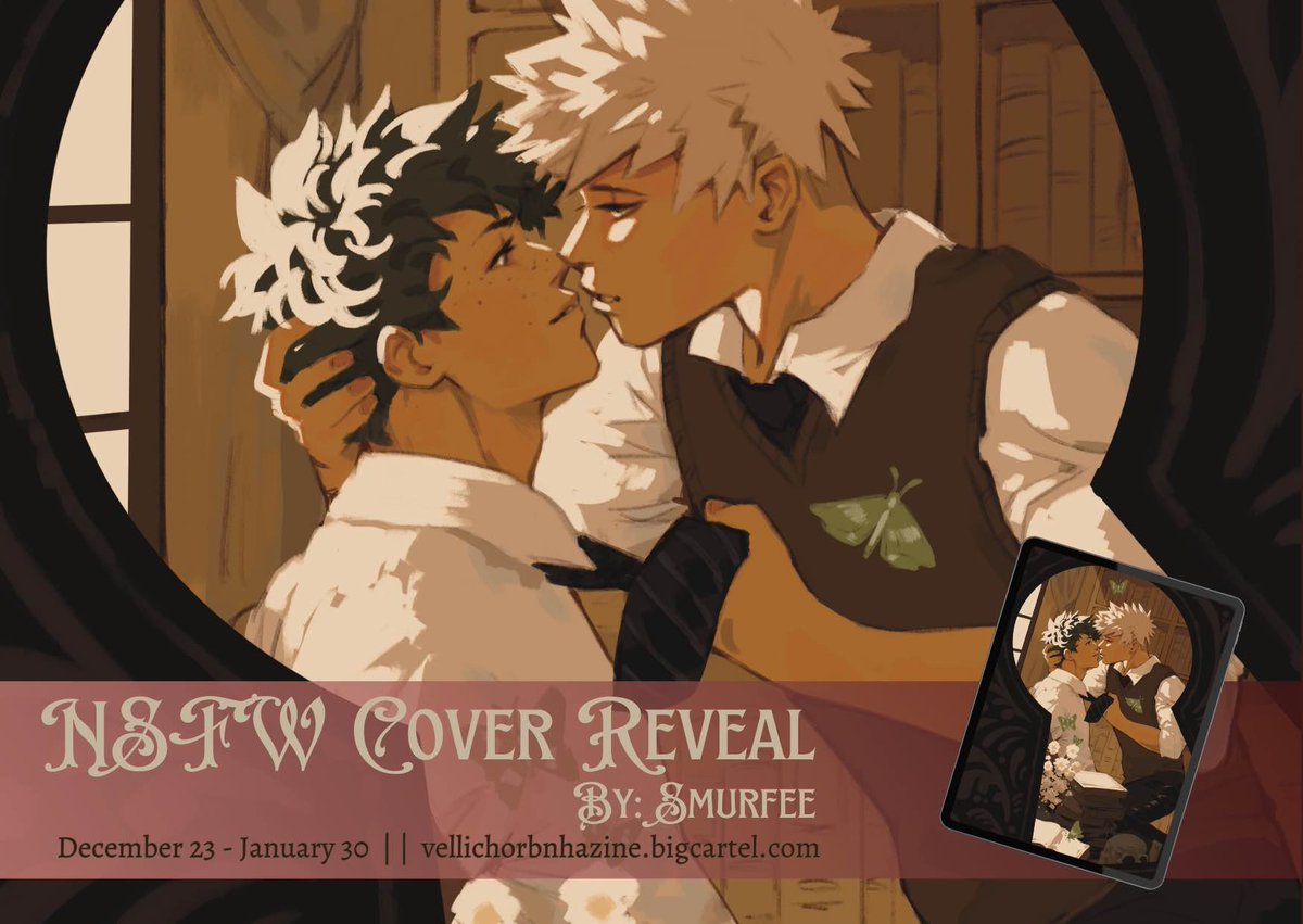 We hope you're excited because Pre-orders open tomorrow!! 

To ease your excitement, please look at the preview of the NSFW Cover reveal by <a href="/amandasmurfee/">Smurf</a>