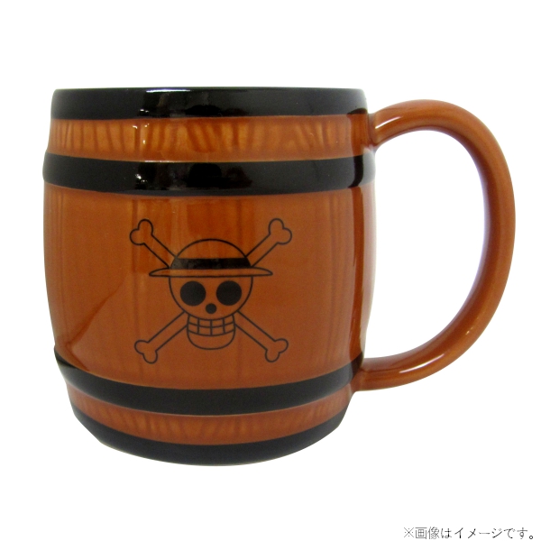 オンライン】 麦わらの一味 海賊旗、樽マグ、悪魔の実マグカップ 再