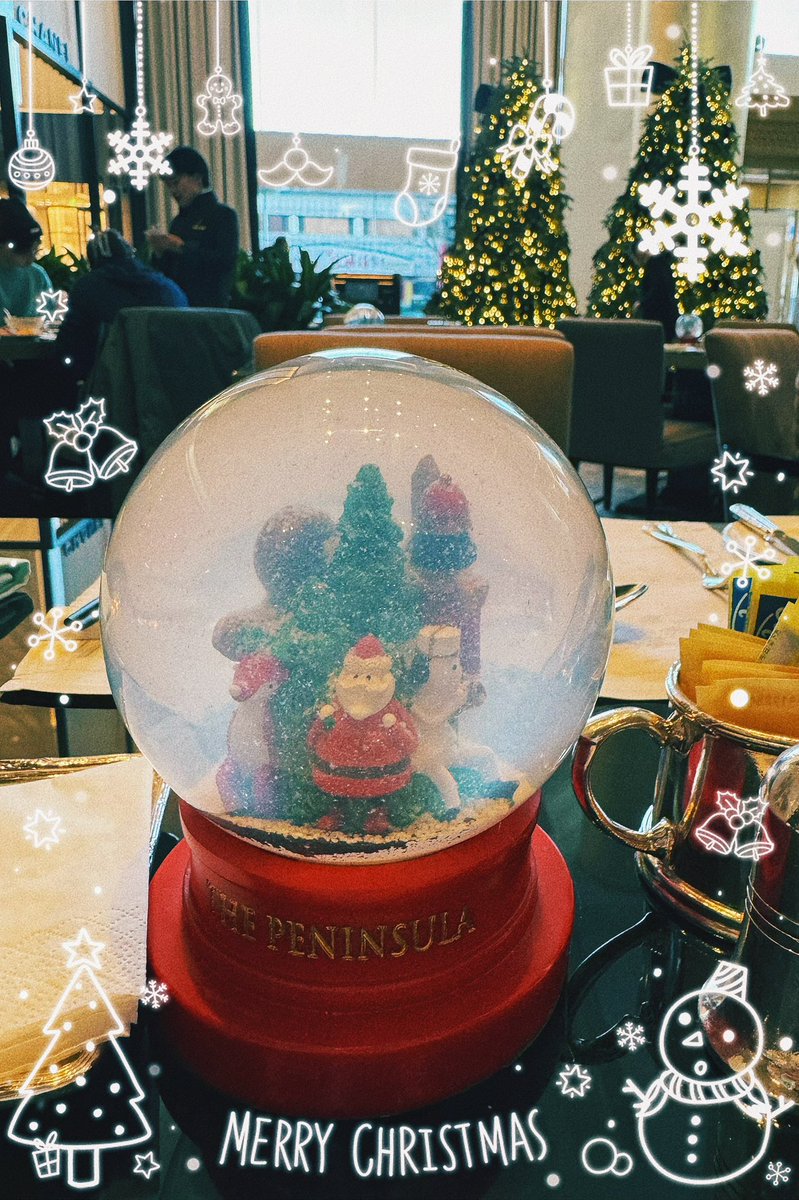 圣诞老人骑着驯鹿要来了(˵¯͒〰¯͒˵) Merry Xmas！