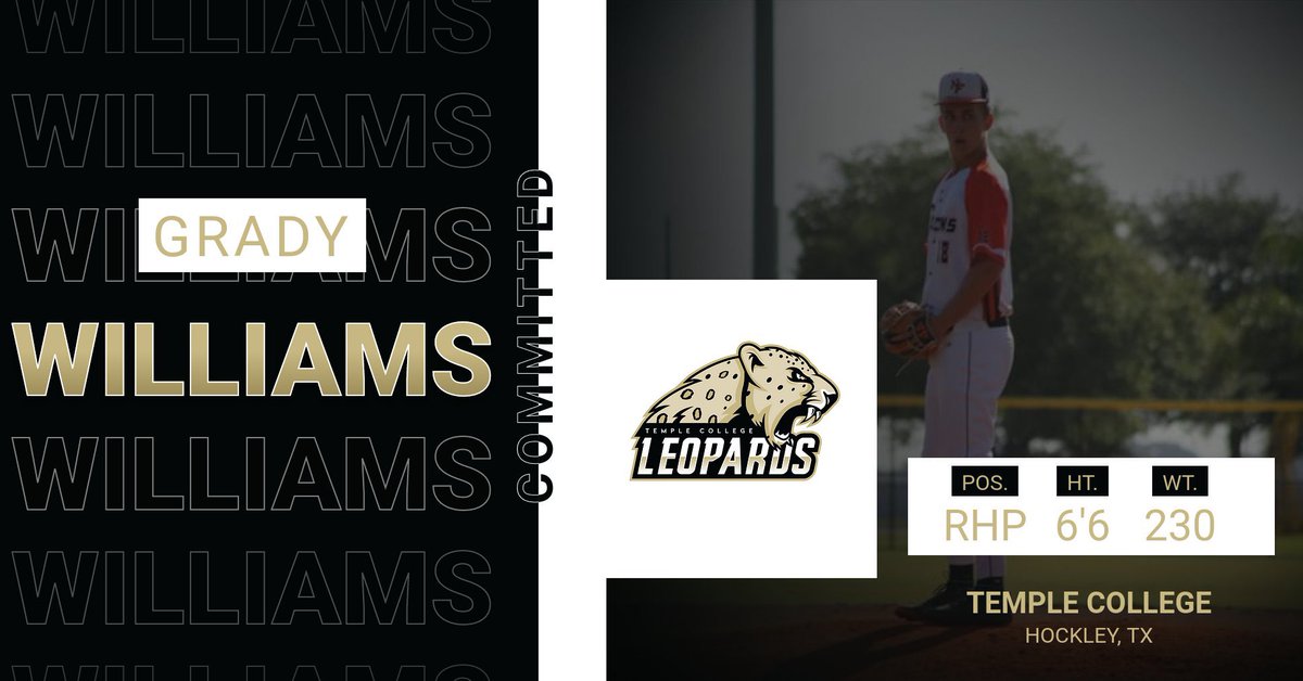 GradyWilliams25's tweet photo. All glory to God for blessing me with these abilities because none of it would be possible without Him. I’m thankful for my family, friends, and coaches who have supported me. I’m excited to announce that I will be continuing my athletic career at Temple College. 

#TCbaseball https://t.co/97nPbDyndO