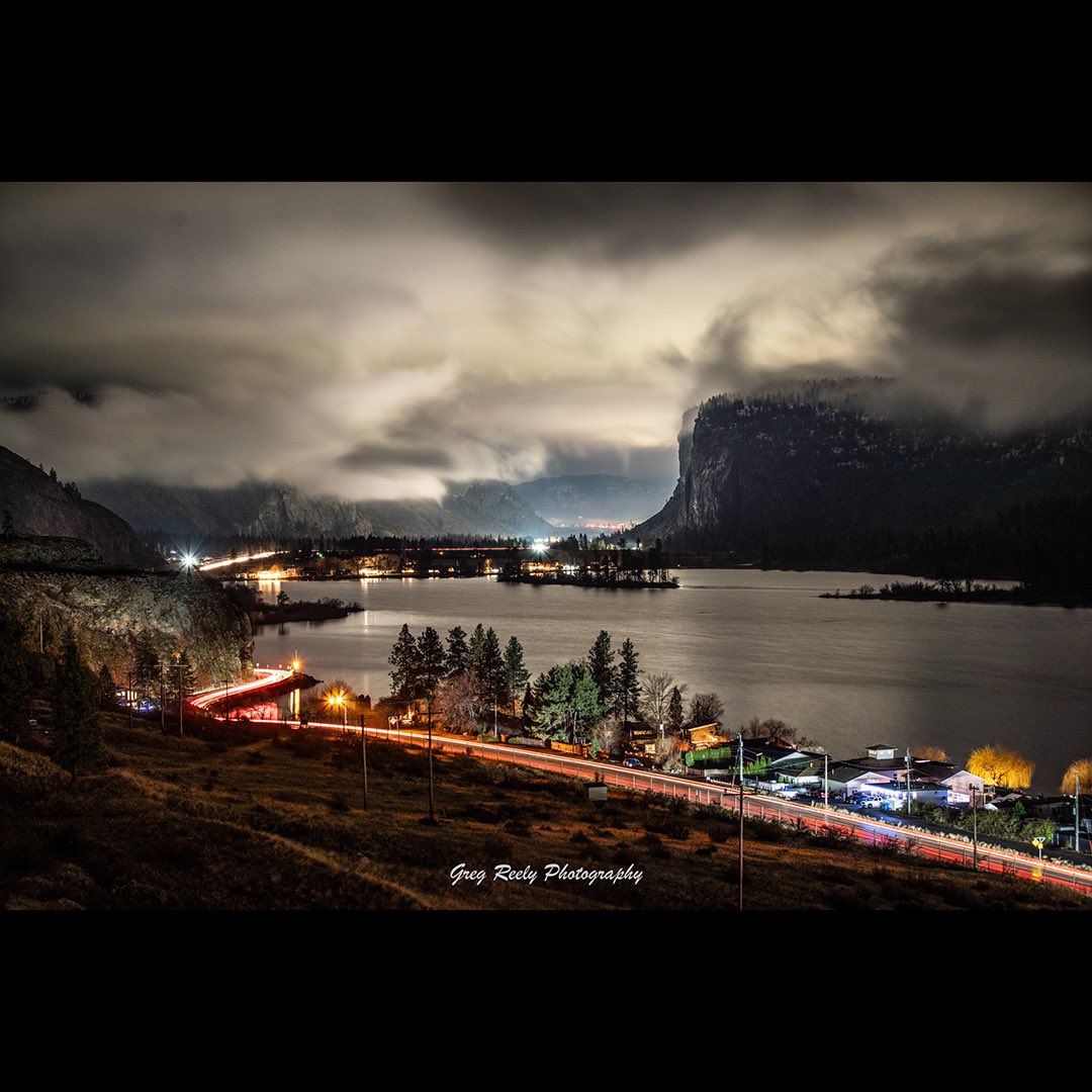 Greg_in_Osoyoos's tweet photo. Cloudy skies at night made for some dramatic photos near Vaseux Lake and McIntyre Bluff. These are all 20-30 second exposures on Sony a7Riii.  December 21, 2024. 
#nightsky #astro #notiphone #okanagan #osoyoos #longexposure #moonlight #nightscapes #lake #vineyard #mirrorless https://t.co/5smQD6UG9f