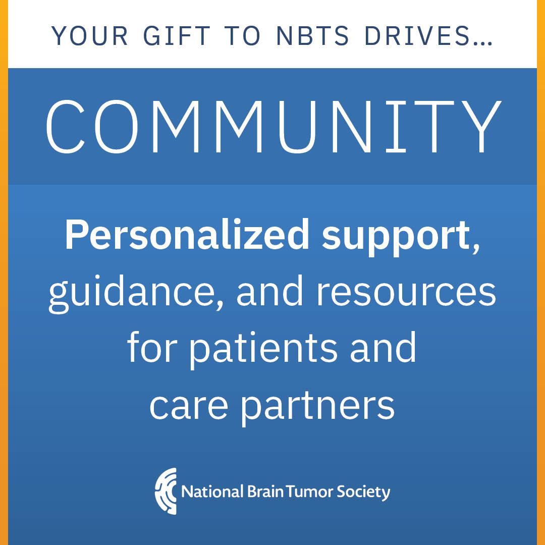 This holiday season, your generosity ensures NBTS continues to support our community through personalized navigation, virtual support groups, resources, and connection at events.

Make your gift go TWICE as far when you act before Dec. 31: BrainTumor.org/BreakthroughsA…