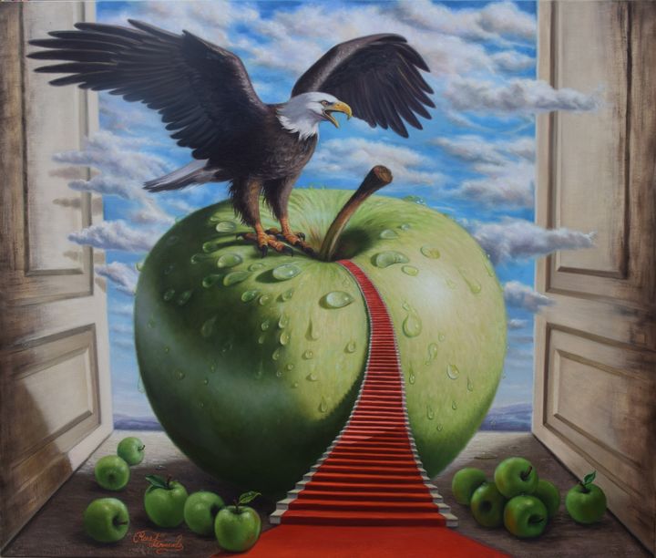 RoseFernandess's tweet photo. Art of the Day: "Ascensão". Buy at: https://t.co/YIYUHNrRa7 https://t.co/0hXlN91WX3