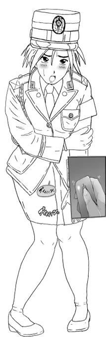 色んな人からそう見えるらしいから…😏

本当はスカート姿を恥ずかしがってるだけだからね
画像の様な意味は無い 