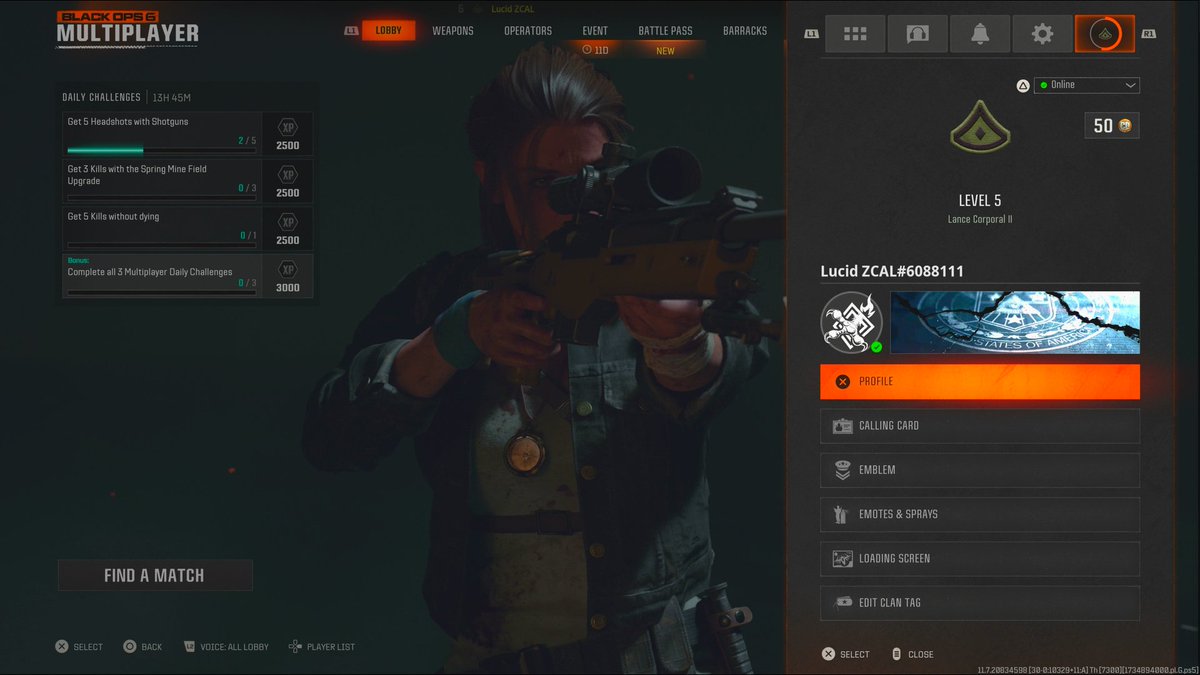 Add me on BO6

If you're on PS5 add zedcal