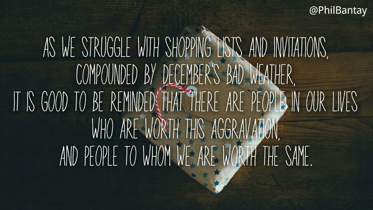 This Yuletide season, let's not forget that behind every gift is the thought that holds more meaning!