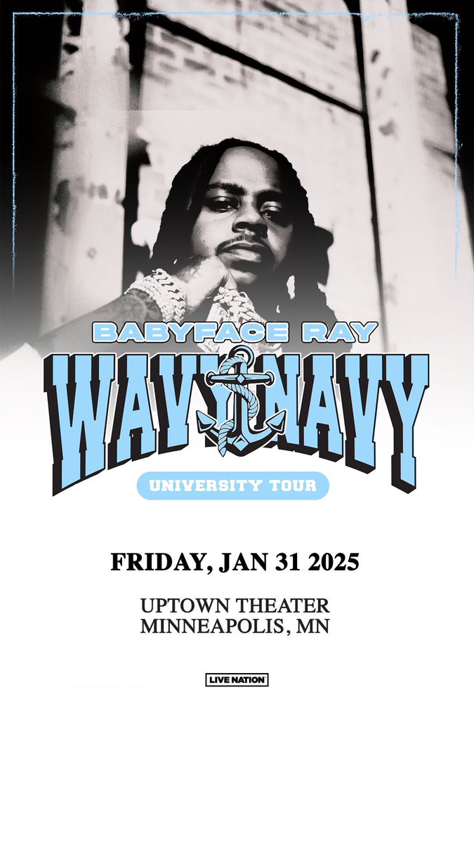 1/31/25 <a href="/babyfaceray/">The Wave</a> in Mpls

LIKE, COMMENT &amp; RE-TWEET to WIN 2 FREE TIX c/o <a href="/livenation/">Live Nation</a> 🎄🎁✨