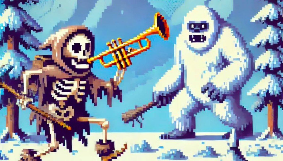DOOT_CTO's tweet photo. Let's put some big DOOT energy into these 8 NEW challenges! 💀🎺

https://t.co/PhZldLU9gt
@jozanza @makegamesfast 

- 🏎️ First to >= floor 100: 1m $DOOT
- 👹 Hit 1k yetis by Christmas: 500k $DOOT
- 💰 #1 Most Gold leaderboard end of 2024: 1m $DOOT https://t.co/ubxTeQvJHP