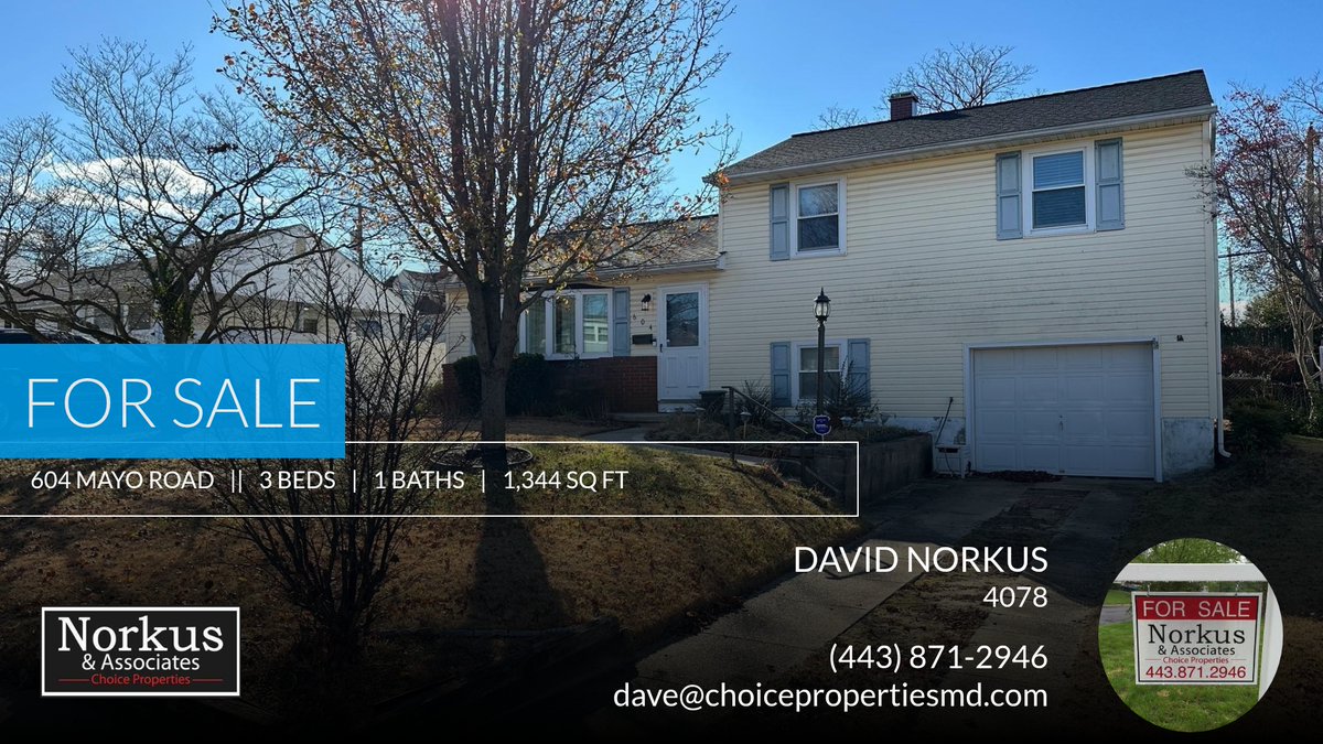 1stChoiceRE1's tweet photo. Are you looking for a home in the GLEN BURNIE area? If so, check out this listing before it's gone! Give me a call at (443) 871-2946 for more information.

Thanks, 
David Norkus
443-871-2946
Broker 
Maryland, Virginia, Wash Dc, https://t.co/kd06l9O3a0 https://t.co/nhHocI4pRR