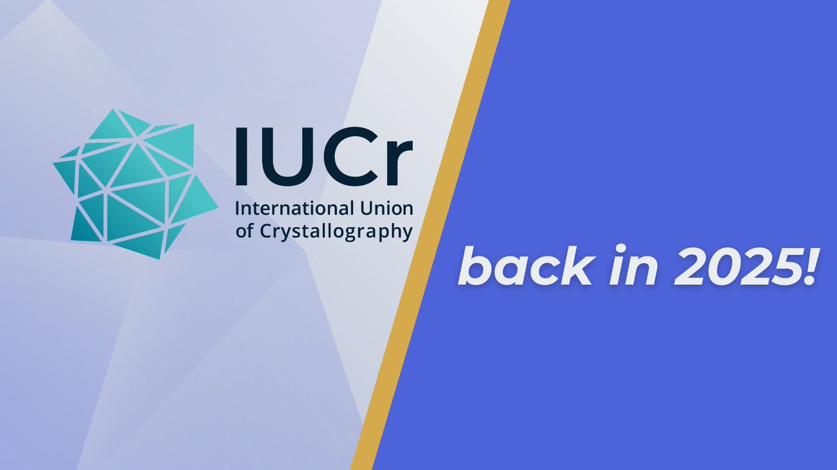 🌟 As we wrap up this year, we want to extend a heartfelt thank you to all our authors, editors and the incredible crystallography community for your support and contributions.

✨ Keep a special eye out for for updates on the 27th IUCr Congress!