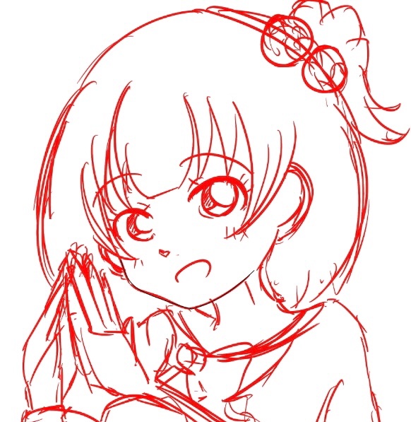 来年の育ちゃんはこんな感じにしようかなぁというwip 