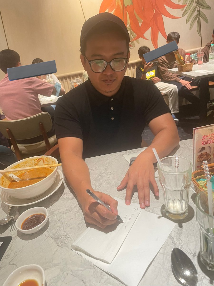 ibnjamalullail's tweet photo. Thank you sifu @ZahinZulkipli sudi luang masa 🫡🚀 till next time bossku

Aku simpan tisu tu sbb ada idea mahal 🚀🚀🚀🚀 https://t.co/FoT1XIlNKd