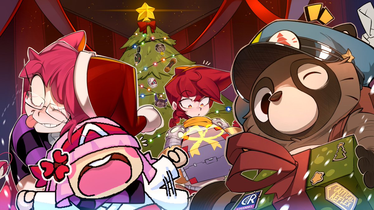 critical_reflex's tweet photo. HAPPY HOLIDAYS FROM THE CRITICAL REFLEX TEAM 🎄❄

see y'all in 2025 with more kick-ass games. meanwhile, go work on that backlog, ok? https://t.co/jPgf5t9MFV