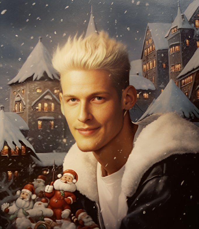 Hyvää joulua kaikille. Onkohan tämä tekoälyn näkemys tonttuilusta ihan paras...