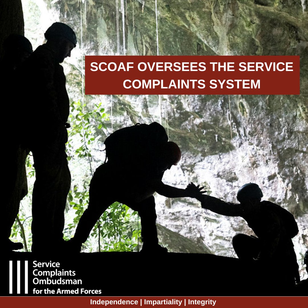 Did you know that there is an Ombudsman who oversees the Tri-Service complaints system?

If not, find out more on our website: ow.ly/cmab50QwjEv

#complaintsmatter