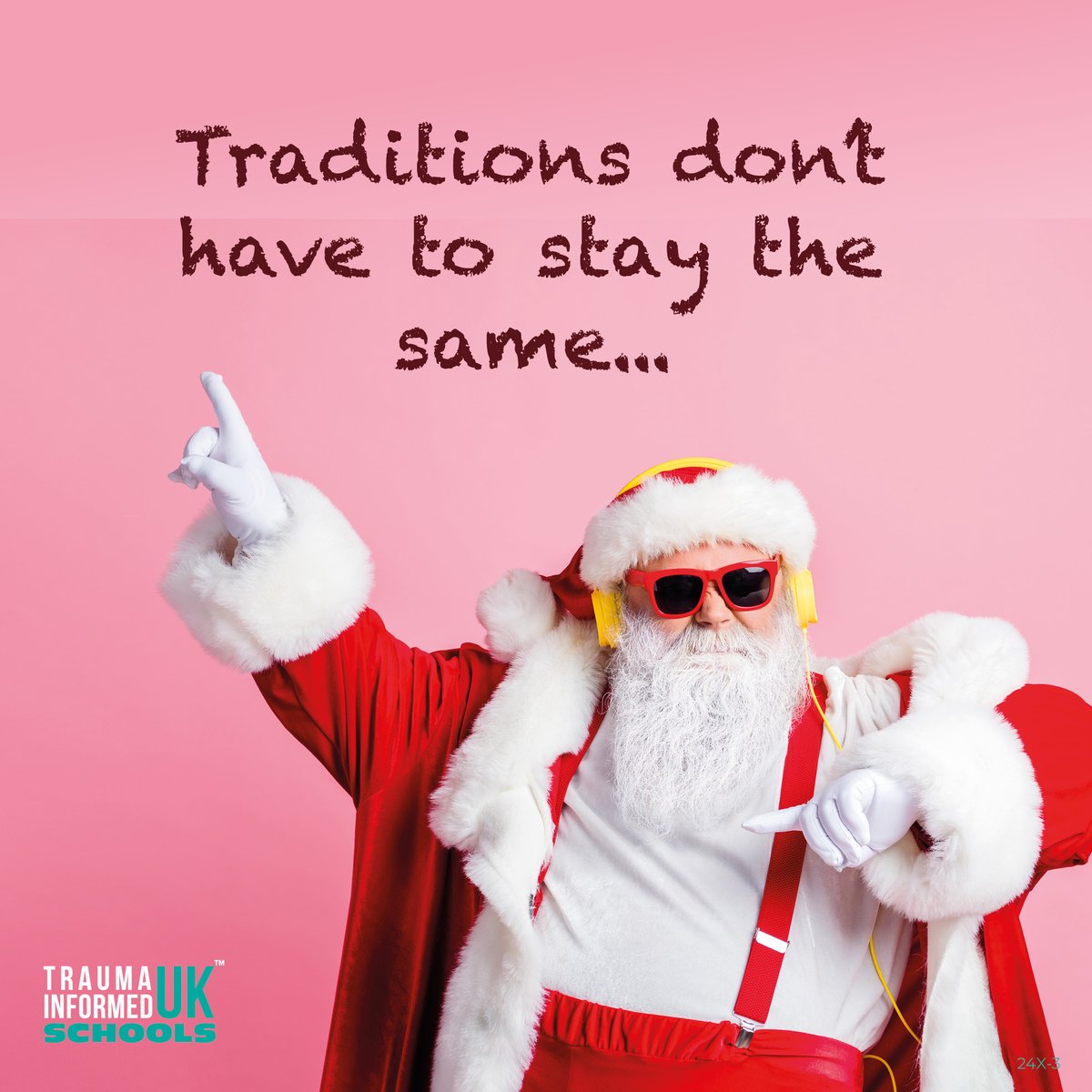 Traditions don't have to stay the same, it's ok to adapt them or make new ones to suit your family's needs and preferences to make things less stressful and more enjoyable...

#TraumaInformed #MentalHealth #TISUK #traditions
