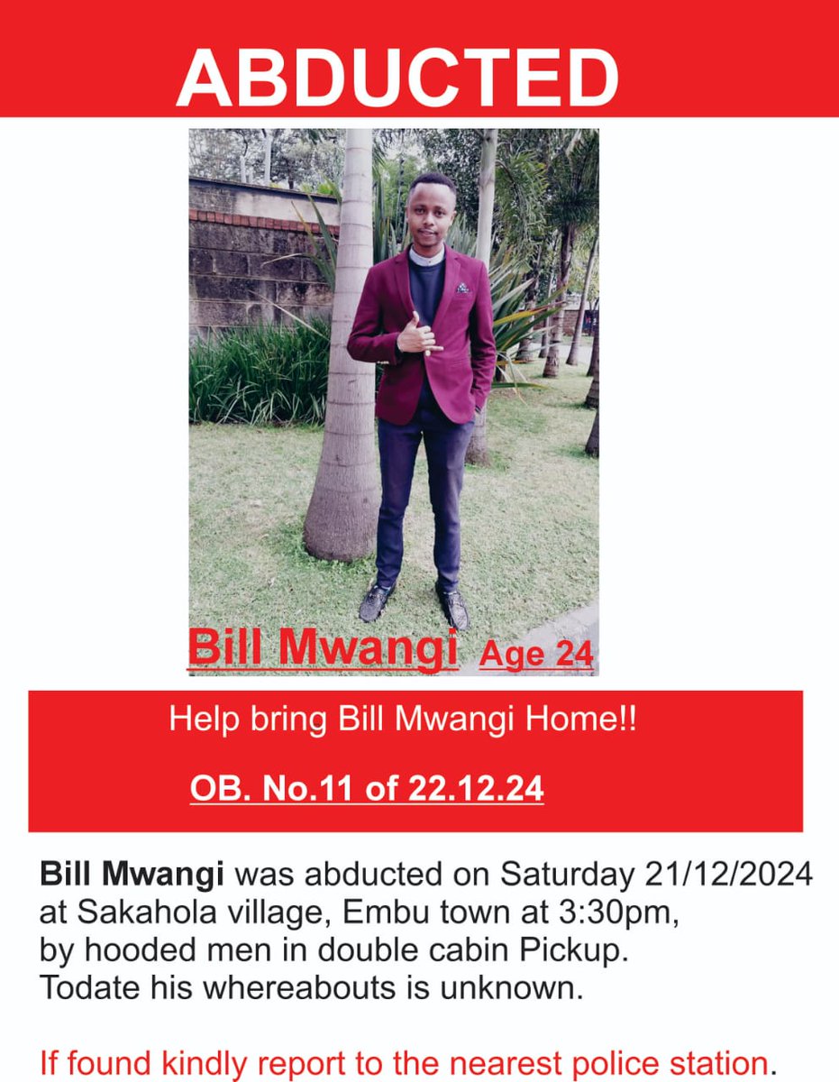 MissAMwangi's tweet photo. #FreeBillyMwangi https://t.co/clCiu0W2vJ